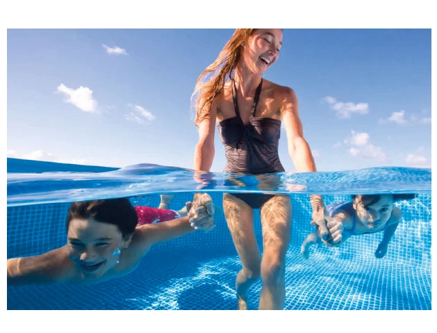 Piscine Hors sol Rectangulaire Tubulaire 3M Liner Triple Rapide Facile Solide FR - Photo 4/4