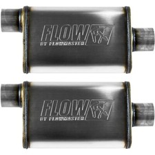 Flowmaster 71229 Flowfx Muffler 409s 3 Offset In3 Center Out Moderate - 2 Pack