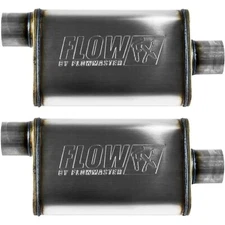 Flowmaster 71229 FlowFX Muffler 409S 3 Offset In/3 Center Out Moderate - 2 Pack
