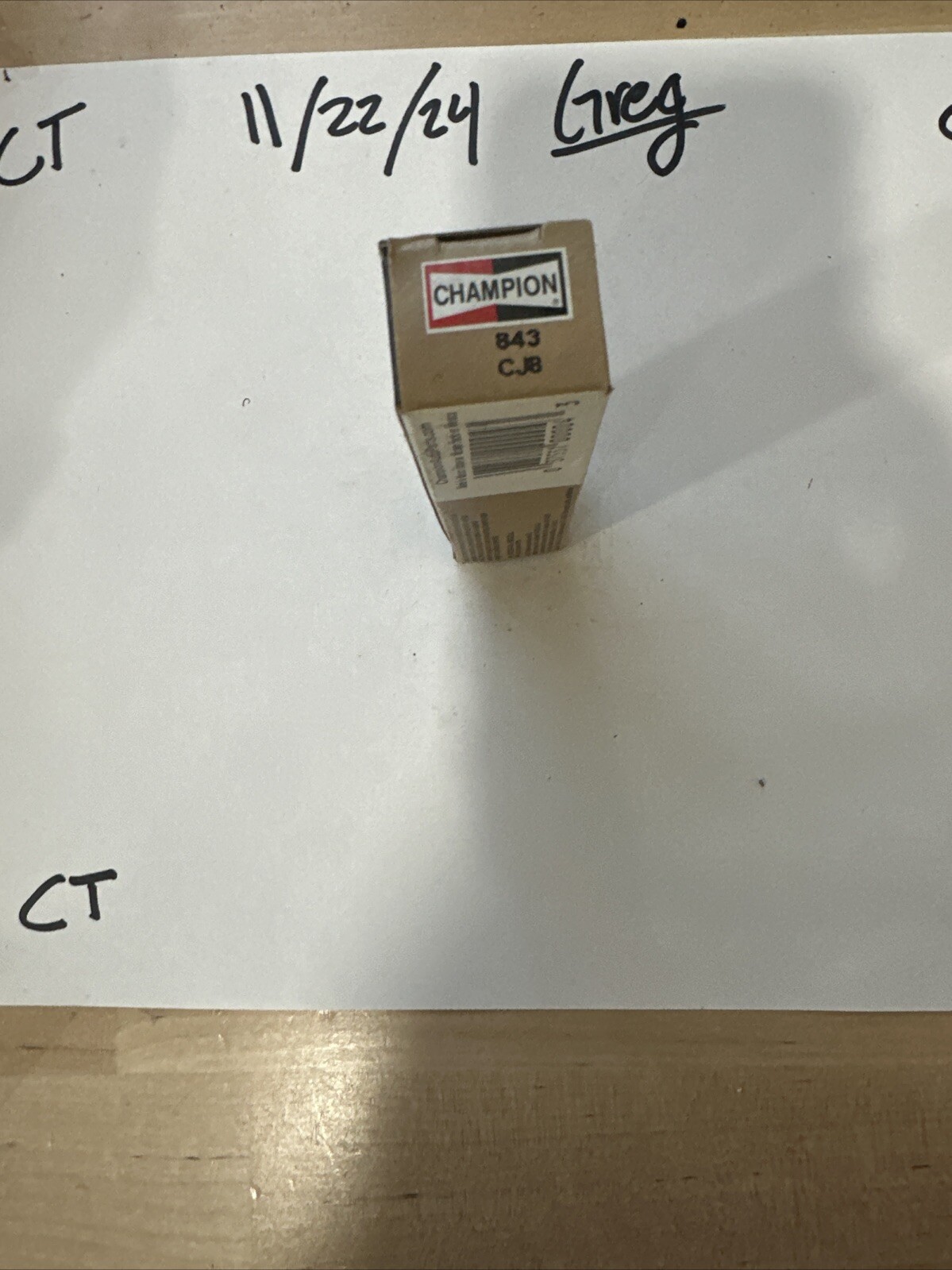 CHAMPION SPARK PLUG 843