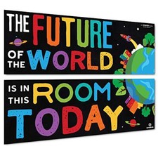 Classroom Decorations - Banner Posters for Teachers - Bulletin Board and Wall