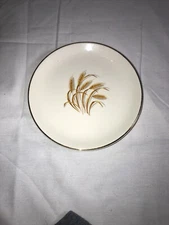 Vintage Golden Wheat Homer Laughlin 6" Dessert Bread Plate
