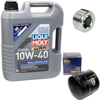 MotoröL Set 10W-40 5 Liter + ÖLfilter Sm 112 + Schraube FüR Alfa Romeo Fiat Tipo