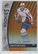 2017 SP Game Used Authentic Rookies Orange Rainbow /112 Christian Djoos #119 8h6