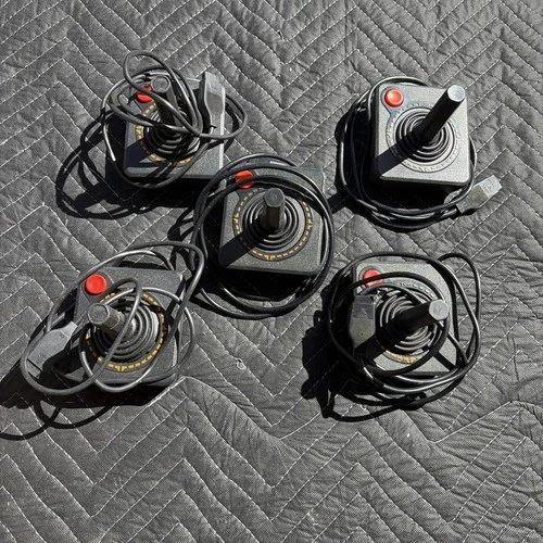 Vintage Authentic OEM Original ATARI 2600 Joystick Controller - 5 Pack Untested