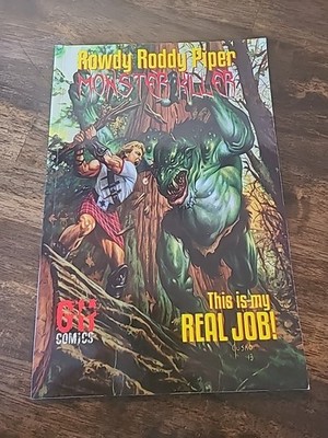 Rowdy Roddy Piper Monster Killer Grind House Comics Graphic Novel Comic Book
