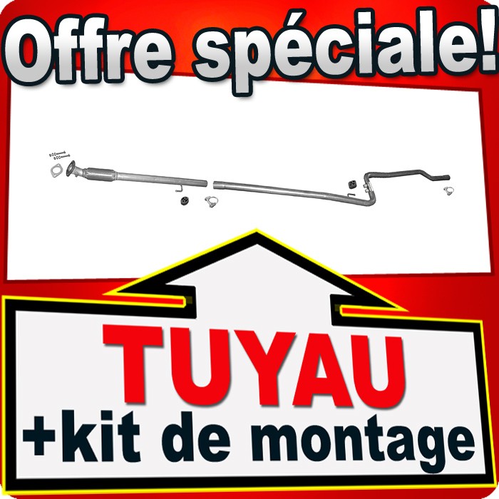 Tuyau intermédiaire Fiat Doblo 1.6 JTD tube central Opel Combo 1.6 CDTi LWB