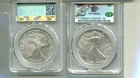2024 AMERICAN SILVER EAGLE 1 OUNCE .999 FINE COIN CAC MS70 8588T