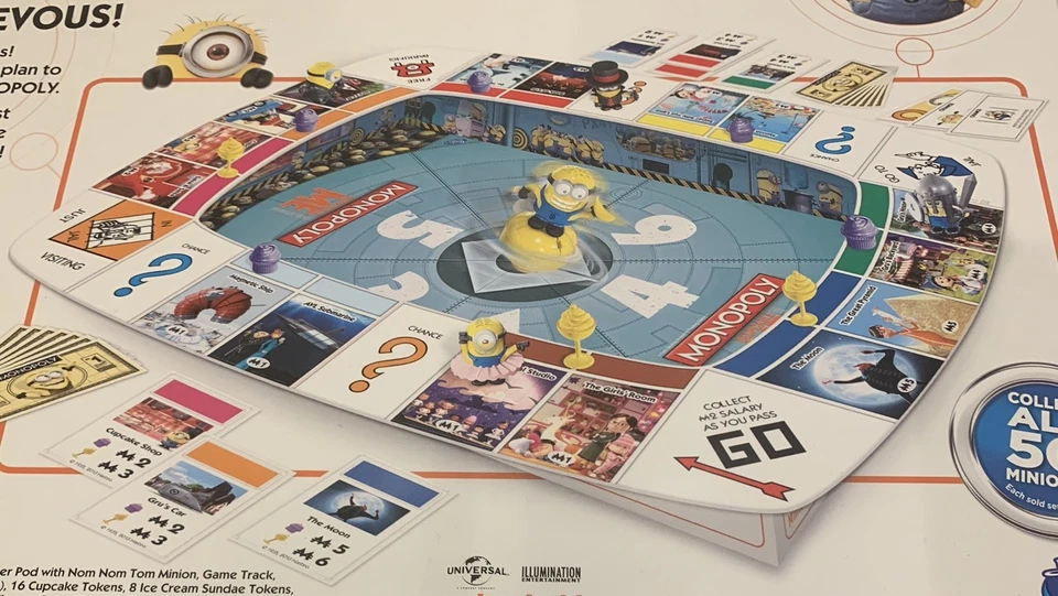 Hasbro Despicable Me Monopoly Minions Board Game, NEW IN WRAPPING, SEALED - Image 4 of 4