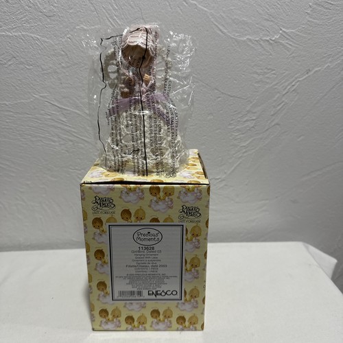 Precious Moments Girl with Bird 2003 Graced with Lace Angel Ornament - Picture 1 of 10