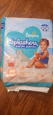 Pampers Splashers Size Medium 20lbs - 33lbs Disposable Swim Pants 18 ct. Baby