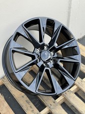 22 Gloss Black Wheels Set For Chevy Silverado 1500 Tahoe Gmc Yukon Truck 22x9