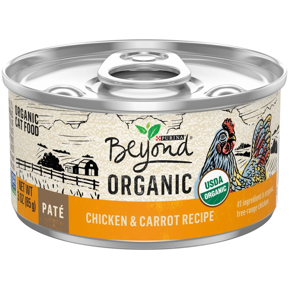 (2 pack) Purina Beyond, Chicken & Carrot, Wet Cat Food, 3 oz Cans, 12 Count - Image 2 of 4