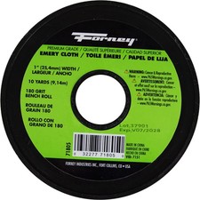Emery Cloth Bench Roll, 180 Grit - 9 Each FOR-71805