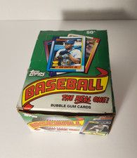 1990 Topps Baseball Wax Pack Box of 36 Unopened Packs. Valuable errors/rookies!!