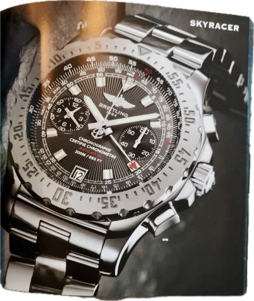 ВИНТАЖНЫЙ хронолог Breitling 1884 г. 191 СТРАНИЦА полноцветных изображений. 07 издание! - Изображение 3 из 4