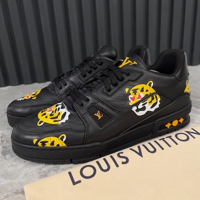 Louis Vuitton Nigo Trainer LV Tiger Sneaker Monogram Schwarz 8,5 LV 9,5 US 42...
