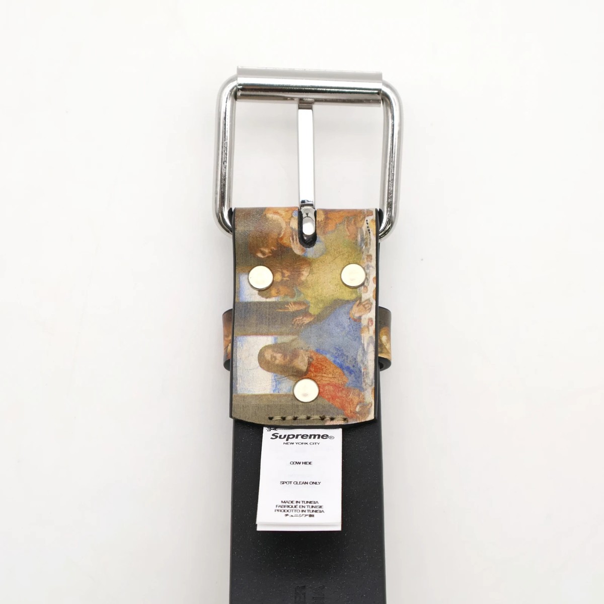 小物 Supreme Last Supper Leather Belt Multi S Supreme Last Supper Leather Belt (SS25) - $148