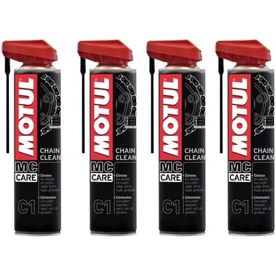 Pulitore Sgrassatore Spray Catena Motul C1 Chain Clean Moto Quad 4 x 400 ml