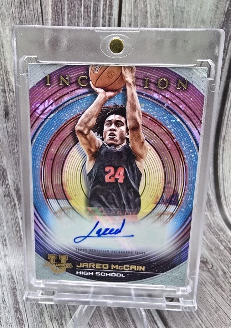 2022-23 Bowman Inception University Auto Jared McCain #BIA-JM Auto