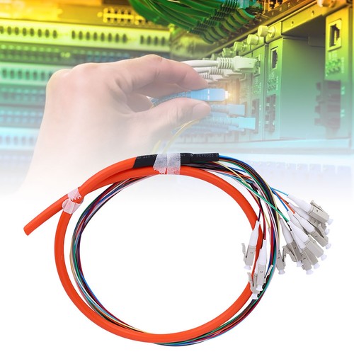 Fiber Pigtail Cable 12-Core LCUPC Multimode Stable Connection For - Afbeelding 2 van 11