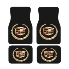 Cadillac 4pcs Universal Car Floor Mats Auto Carpets Interior Trim Accessories Cadillac 4pcs Universal Car Floor Mats Auto Carpets Interior Trim Accessories