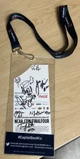 2014 FINAL FOUR NCAA SIGNED Bracket Town Ticket Stub, Joe Harris, Aaron Craft