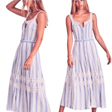 LoveShackFancy Eve Maxi Dress Size XS Sleeveless Boho Feminine Romantic