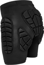 TOMSHOO Hip Protection Pads Shorts Upgrade 3D EVA Medium, Black