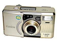 POINT AND SHOT CAMERA KONICA LEXIO 115 38-115 mm konica LENS NEAR NEW TESTED!