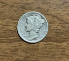 1944-S Higher Grade SILVER Mercury Dime