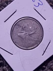 1963 canadian quarter - 80% silver coin