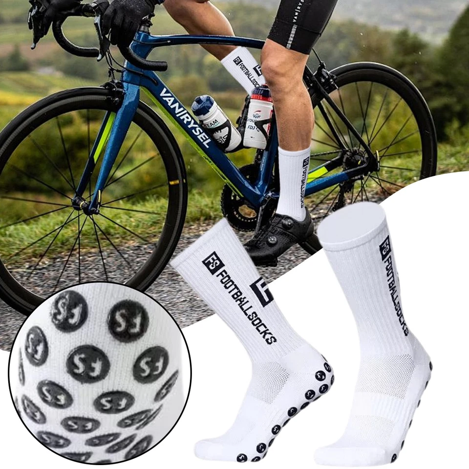 6 PAAR FUßBALLSOCKEN ANTIRUTSCH SPORTSOCKEN GRIP SOCKEN 39-46 STRÜMPFE FUßBALL - Bild 4 von 4