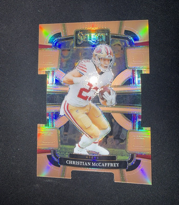 Panini Select 2023 Christian McCaffrey Concourse Copper Prizm /299 #88