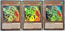 3 x HISU-DE004 Verteidiger des Nephthys - Super Rare 1. Auflage Near Mint YuGiOh