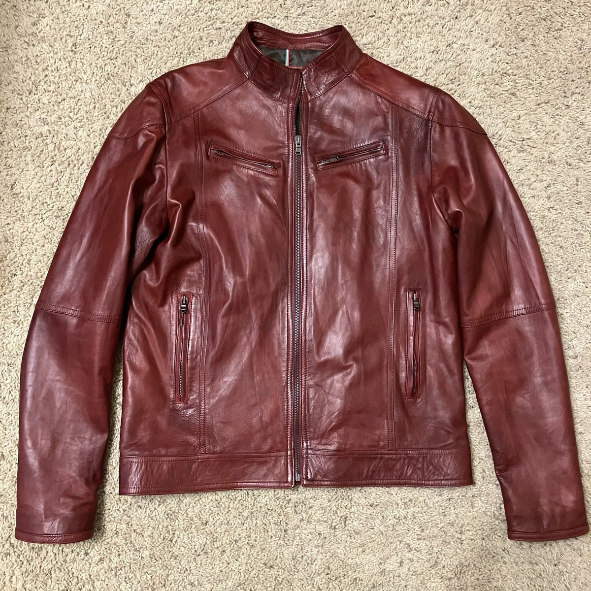 Vera Pelle Coats, Jackets & Vests Leather Outer Shell for Men for