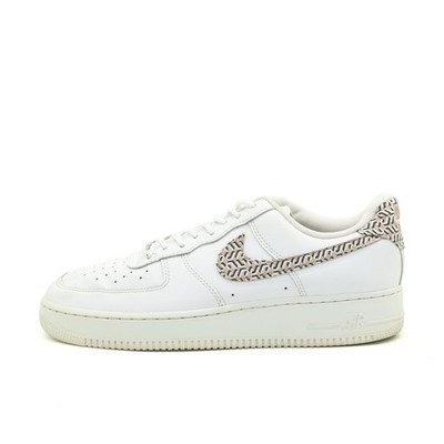 Nike Damen Air Force 1 Low Schuh Weiß Leder Low-Top Edition Sneaker EU 42,5