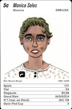 MONICA SELES Very Rare 2018 Switzerland Tennis Card