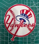 New York Yankees logo MLB 3.75" Iron On Embroidered Patch shoulder