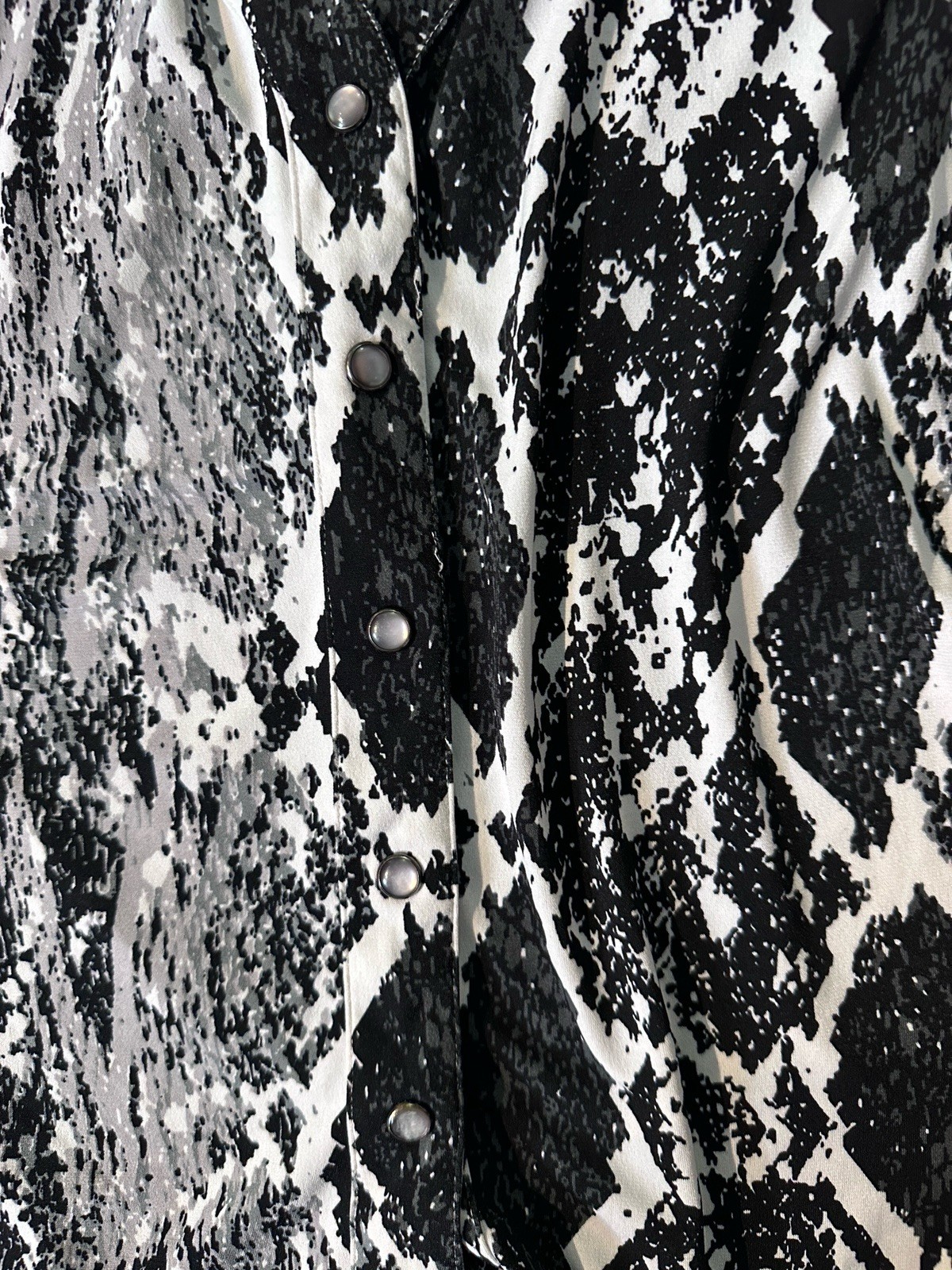 Cache Snake Print Sleeveless Collared Top Pearl S… - image 8