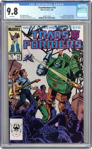 Transformers #14 CGC 9.8 1986 4365517024