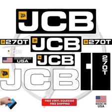 Fits JCB 270T Main Decals Skid Steer Stickers - Free Shipping