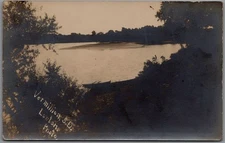 Postcard Vermillion River; Vermillion, South Dakota; RPPC 1910 Lawton  Kv