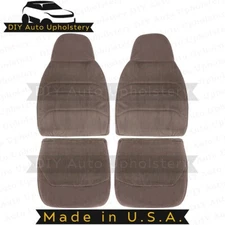 1994-1997 Fits Ford F150 F250 XLT Driver/Passenger Set Cloth seat Covers Tan