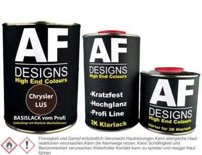 Autolack für Chrysler LU5 Jeep Brown 1,25L Klarlack Set