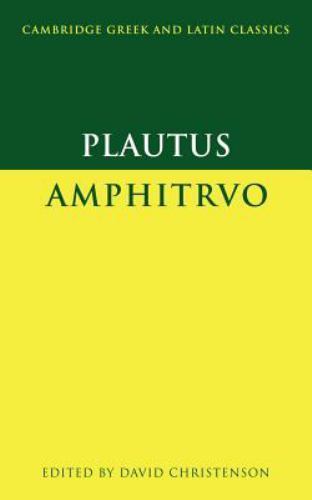 Plautus: Amphitruo Plautus Christenson Paperback Cambridge University Press