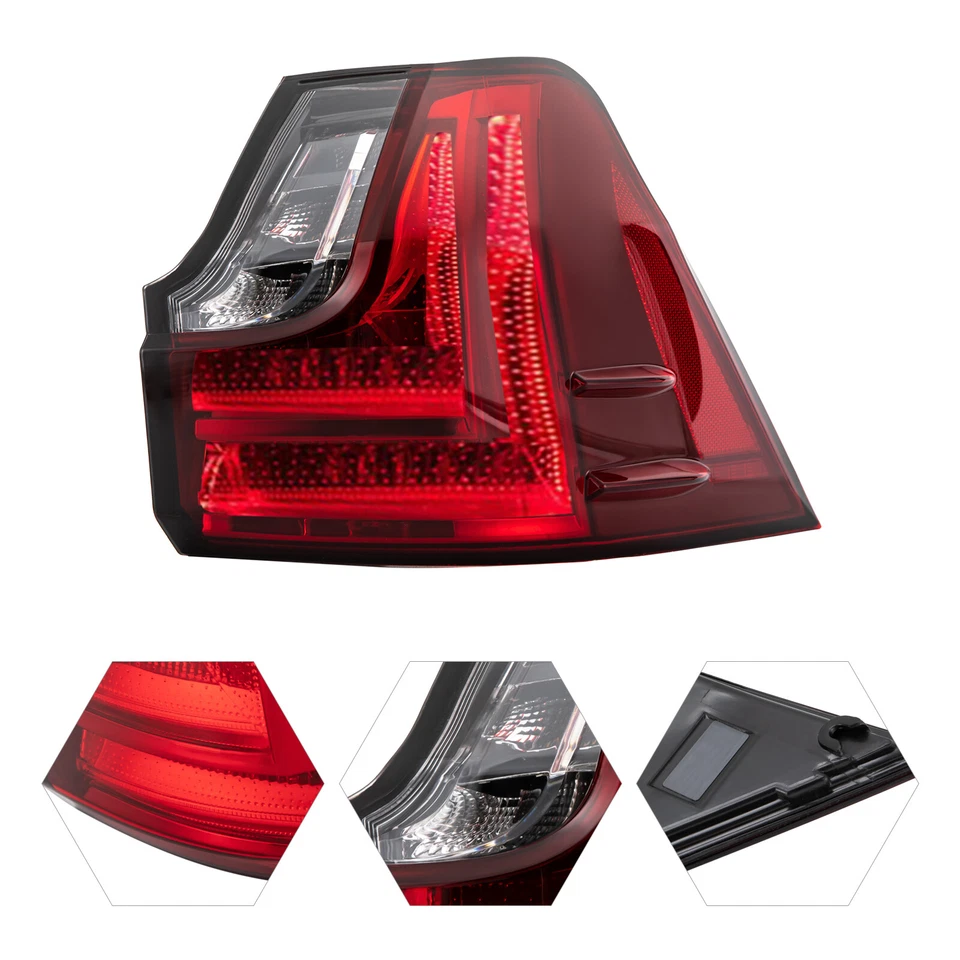 Luz trasera exterior LED roja para Lexus LX570 2016-2021 Foto 2 de 4