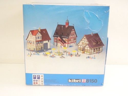 Kibri H0 Kit Nº: 8150 Juego de casas: 3 casas - sin abrir, en EMBALAJE ORIGINAL EX2616 | Zustand: Gebraucht