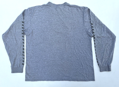 Men's Vintage Y2K Nike Long Sleeve T-Shirt Center Logo Swoosh Sz L - Picture 2 of 12