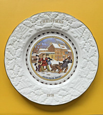 Vintage Coalport Christmas Plate 1978 Alas Poor Bruin